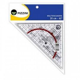 MULTIESCUADRA PIZZINI 20CM X 45° (373020X45)