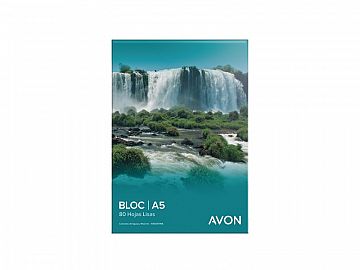 BLOCK LEDESMA AVON A5 PEG X80 LISO (100063)