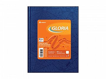 CUADERNO GLORIA FORRADO X42H. = T/C (A/R/V/A/N/C/R) (100931)