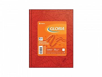 CUADERNO GLORIA FORRADO X84H. = T/C A/R/V (100932/100937/100939)