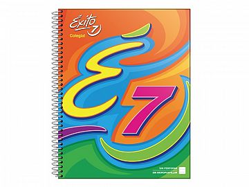 CUADERNO EXITO E7 21X27 COLEGIAL ECOLOGICO X60H. =  (100792)