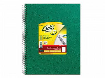 CUADERNO EXITO E7 21X27 COLEGIAL FORRADO X100H. =/# A/R/V (101985)