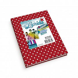 CUADERNO LAPRIDA LUNARES X50H.= T/C  V/COLORES (613034/613042)