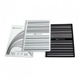 CUADERNO ARTE 29.7 BLACK & WHITE X80H. = (332421)