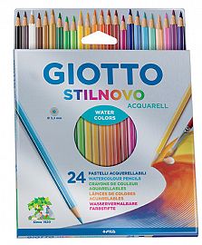 LAPIZ COLOR GIOTTO STILNOVO ACUARELABLE X24U. LARGOS (255800ES)