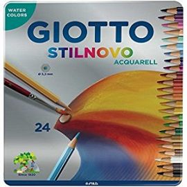 LAPIZ COLOR GIOTTO STILNOVO ACUARELABLE X24U. LATA (256300OT)