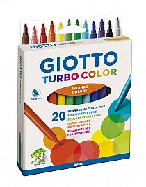 MARCADOR ESCOLAR GIOTTO TURBO COLOR X20U. (040200ES)