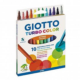 MARCADOR ESCOLAR GIOTTO TURBO COLOR X10U. (040100ES)