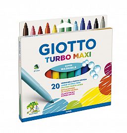 MARCADOR ESCOLAR GIOTTO TURBO MAXI X20U. (455000ES)