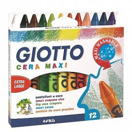 CRAYONES GIOTTO X12 DE CERA MAXI (202202ES)