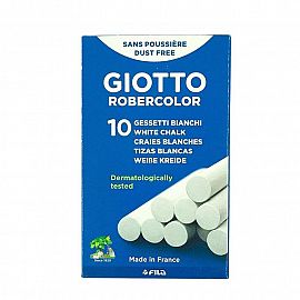 TIZA GIOTTO ROBERCOLOR BLANCA X 10 (538700ES)