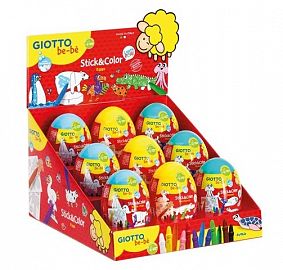 SET GIOTTO BEBE HUEVO STICK AND COLOR (472700)