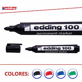 MARCADOR EDDING E100  PERMANENTE V/COLORES