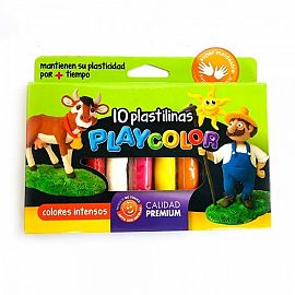 PLASTILINA PLAYCOLOR X 10U.