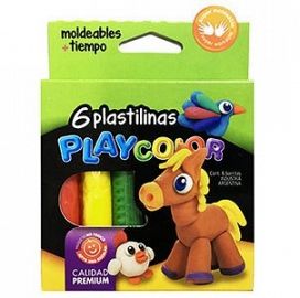 PLASTILINA PLAYCOLOR X 6U.