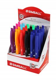 BOLIGRAFO SIMBALL FLOW RT SF3500 V/COLORES. C/U (0203089904)