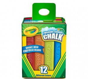 TIZA CRAYOLA CHALK LAVABLE X 12 (5120120202)