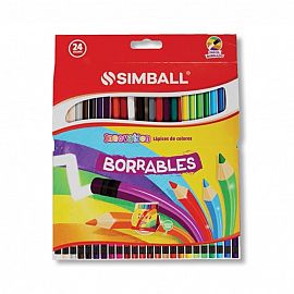 LAPIZ COLOR SIMBALL INNOVATION X24U. LARGOS BORRABLES (215070001)
