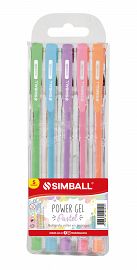 BOLIGRAFO SIMBALL POWER GEL X 5U. PASTEL (206069905)