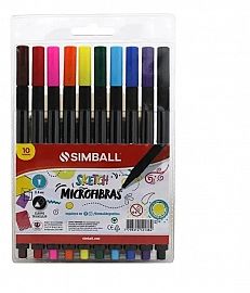 MICROFIBRA SIMBALL MICRO 0.4MM SKETCH V/COLORES X10U.  (0210039910)