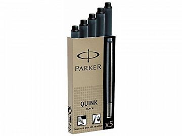 TANQUE PARKER QUINK N X 5 AZUL/NEGRO (1976355)