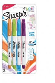 RESALTADOR SHARPIE NOTE BLISTER X 4U. (2132980)