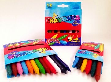 CRAYONES SEÑORITA X 12 CORTOS GORDOS (106-04)