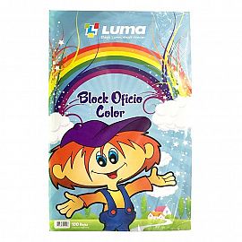 BLOCK LUMA MULTICOLOR OFICIO X 100H (23-13)