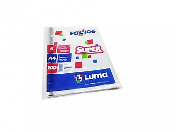 FOLIO LUMA A4 PESADO X100U. (31-18)