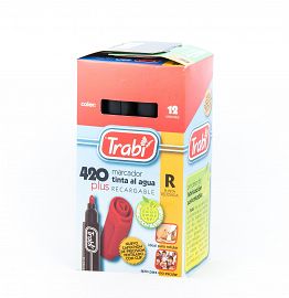 MARCADOR TRABI 420 AL AGUA X12U. C/U