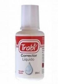CORRECTOR TRABI EN FRASCO 20ML C/U (TR1777)