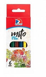 LAPIZ COLOR EZCO MITO X6U. CORTO HEXAGONAL (172101)