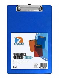 PORTA BLOCK EZCO OFICIO ACRILICO TRASLUCIDO (305200-FC)