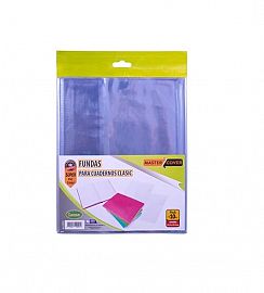 FUNDA LAMA P/CUADERNO CLASIC X 10U. PVC (3522)