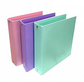 CARPETA LAMA 3 X 40 PVC ESCOLAR PASTEL (ZD3X40P4)