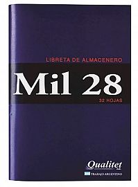 LIBRETA 1028 ALMACENERO