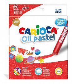 CRAYONES CARIOCA PASTELES AL OLEO X 24U. (43278)