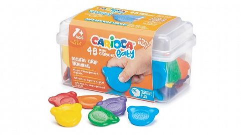 CRAYONES CARIOCA BABY OSITOS X 48U. (42958)