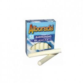 TIZA ALBORADA BLANCA X12 U.