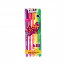 ROLLER BALL MOOVING TINTA GEL FLUO/PASTEL X 5U. V/COLORES (3071205/1105)