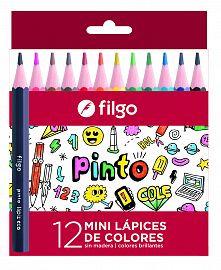 LAPIZ  FILGO DE COLORES CORTOS X 12 UND (PN202-E12-SUR)