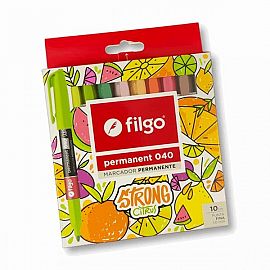 MARCADOR FILGO 040 ESTUCHE X10U. STRONG CITRUS (PM040-E10-CIT)