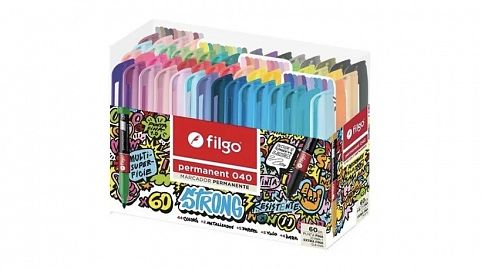 MARCADOR FILGO 040 ESTUCHE X60U. STRONG SURTIDOS (PM040-E60-SURTIDOS)