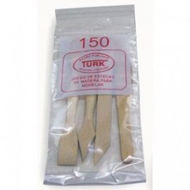 JUEGO DE ESTECAS DE MADERA TURK X4 150MM (1922150)