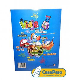 LIBRO PARA PINTAR DE VIAJE CON LOS COLORES EDITORIAL BETINA (2150)