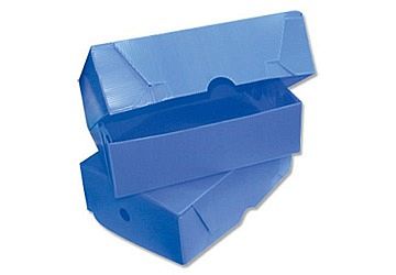 CAJA DE ARCHIVO PLASTICA AZUL OFICIO Nro.3 (36x25x12 CM)