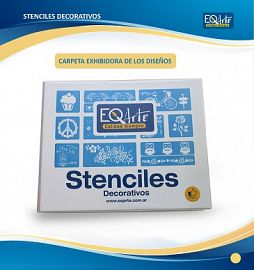 EXHIBIDOR EQ ARTE STENCILES X200U V/MODELOS Y MEDIDAS