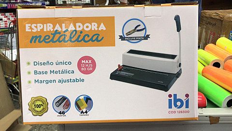 ESPIRALADORA IBI CRAFT A4 P/12 HJS (128300)