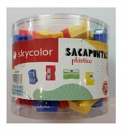 SACAPUNTAS SKYCOLOR PLASTICO PVC X72U (JJ30208)