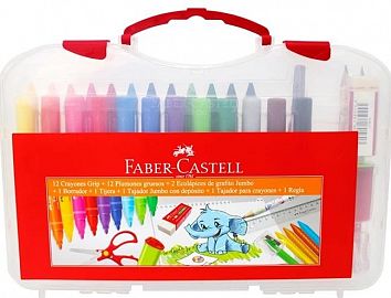 KIT PRE- ESCOLAR FABER CASTELL X31 PIEZAS (370335)